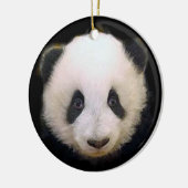 Trendy Cool Chic Panda Christmas Tree Ornament (Links)