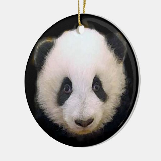 Trendy Cool Chic Panda Christmas Tree Ornament (Links)