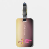 Trendy Cool Girly Whimsical - Speciaal gepersonali Bagagelabel (Achterkant verticaal)