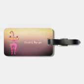 Trendy Cool Girly Whimsical - Speciaal gepersonali Bagagelabel (Achterkant horizontaal)