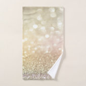Trendy Cool Glitter Bokeh Bad Handdoek (Handdoek)