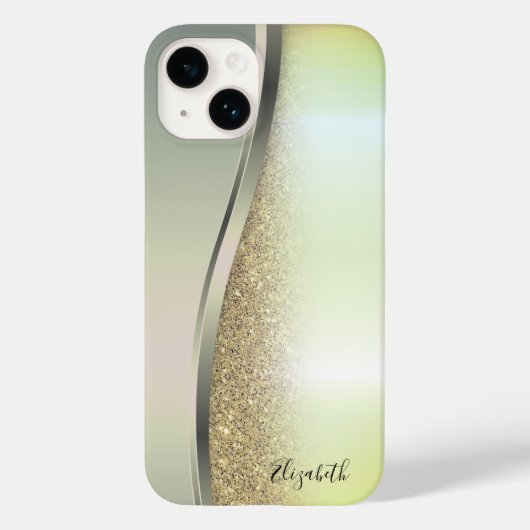 Trendy Cool Glitter Case-Mate iPhone Case (Achterkant)