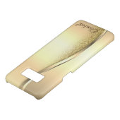 Trendy Cool Gold Glitter - Gepersonaliseerd Case-Mate Samsung Galaxy Hoesje (Onderkant)