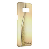 Trendy Cool Gold Glitter - Gepersonaliseerd Case-Mate Samsung Galaxy Hoesje (Achterkant / rechts)