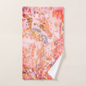 Trendy Cool Gold Marble Pattern Bad Handdoek (Handdoek)