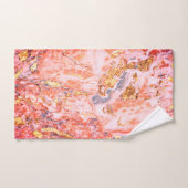 Trendy Cool Gold Marble Pattern Bad Handdoek (Handdoek)