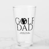 Trendy Cool "GOLF DAD" Pint Glas (Voorkant)