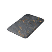 Trendy Cool Gray Gold Marble Stone Badmat (Gekanteld)