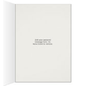 Trendy Cool Heart Photo Collage Wenskaart (Binnen (Rechts))