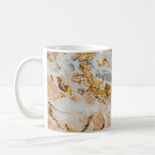 Trendy Cool Marble Gold Touch Koffiemok