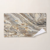 Trendy Cool Marble Pattern Bad Handdoek (Handdoek)