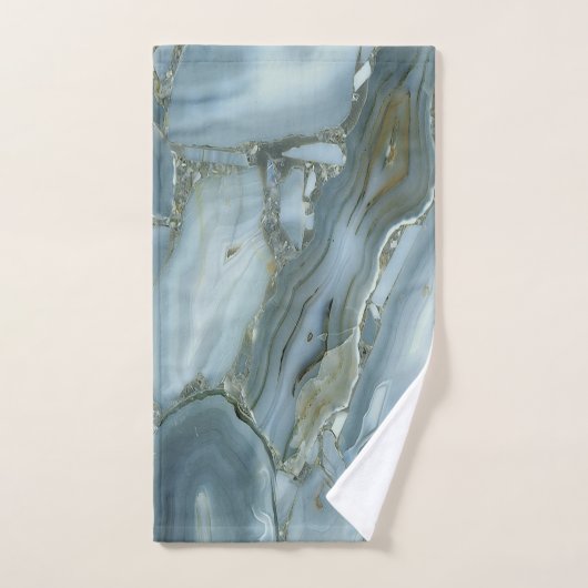 Trendy Cool Marble Pattern Bad Handdoek (Handdoek)