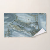 Trendy Cool Marble Pattern Bad Handdoek (Handdoek)