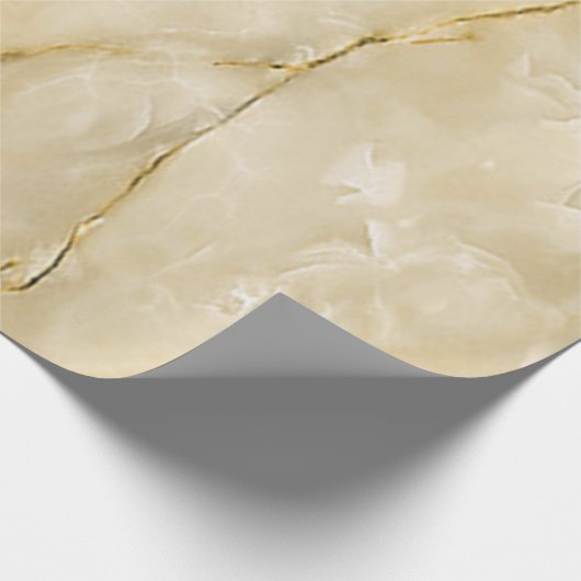 Trendy Cool Marble Pattern Texture Cadeaupapier (Hoek)
