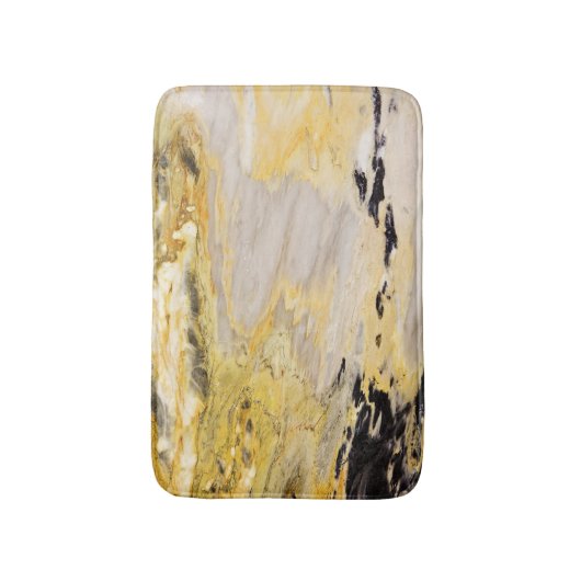 Trendy Cool Marble Stone Pattern Badmat (Voorkant Verticaal)