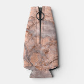 Trendy Cool Marble Stone Texture Flesjeskoeler (Achterkant)