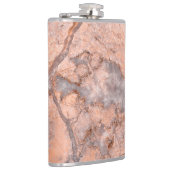 Trendy Cool Marble Stone Texture Heupfles (Rechts)