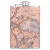 Trendy Cool Marble Stone Texture Heupfles (Voorkant)