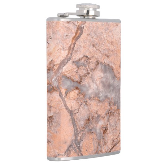 Trendy Cool Marble Stone Texture Heupfles (Rechts)