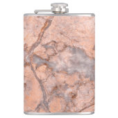 Trendy Cool Marble Stone Texture Heupfles (Voorkant)