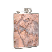 Trendy Cool Marble Stone Texture Heupfles (Rechts)