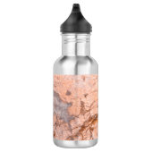 Trendy Cool Marble Stone Texture Waterfles (Rechts)