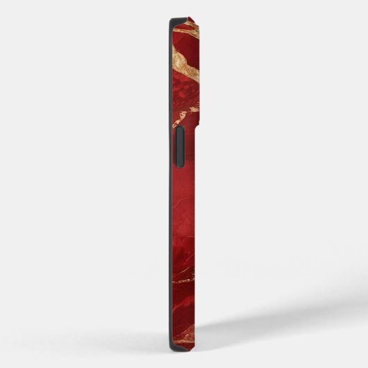 Trendy Cool Red Marble Case-Mate iPhone Case (Achterkant / Rechts)