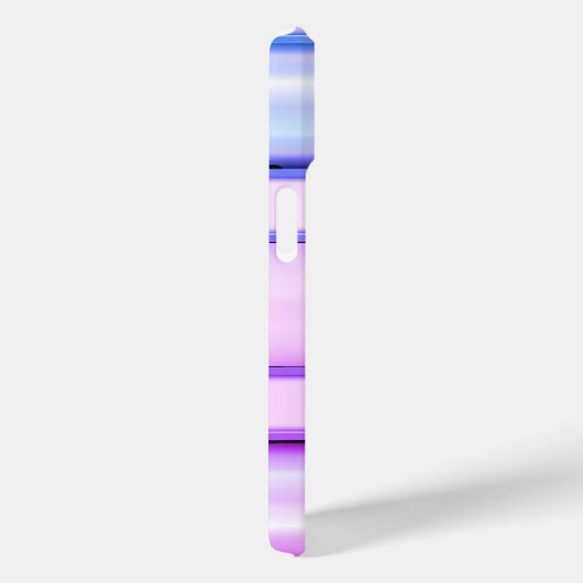 Trendy Cool Striped Paarse Case-Mate iPhone Case (Achterkant / Rechts)