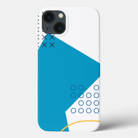 Trendy, cool, urban geometric Memphis illustratie Case-Mate iPhone Case (Achterkant)