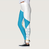 Trendy, cool, urban geometric Memphis illustratie Leggings (Links)