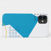 Trendy, cool, urbane geometrische Memphis-illustra Case-Mate iPhone Case (Achterkant (horizontaal))