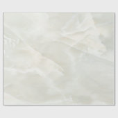 Trendy Cool White Marble Pattern Texture Cadeaupapier (Vlak)