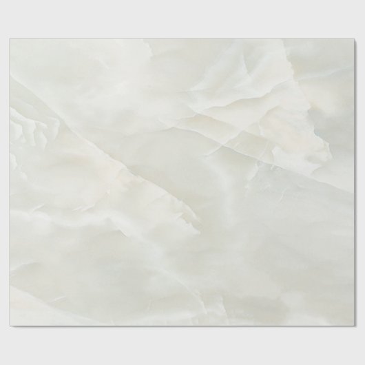 Trendy Cool White Marble Pattern Texture Cadeaupapier (Vlak)