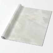 Trendy Cool White Marble Pattern Texture Cadeaupapier (Uitgerold)