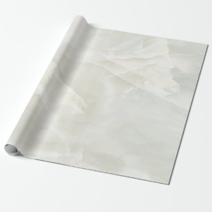 Trendy Cool White Marble Pattern Texture Cadeaupapier