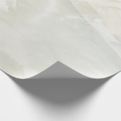 Trendy Cool White Marble Pattern Texture Cadeaupapier (Hoek)