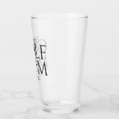 Trendy Cool "WORLD'S BEST GOLF MOM" Groene Pint Glas (Links)