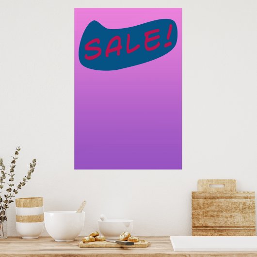 Trendy Cool Zine Style Poster (Keuken)