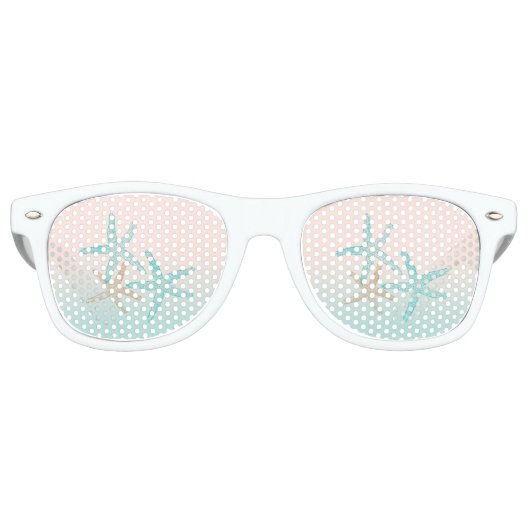 Trendy Coole Zeester Retro Zonnebril (Voorkant)