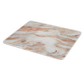 Trendy Copper Roos Gold Metallic marmer Snijplank (Hoek)