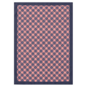 Trendy Coral Navy tafelkleed Verse look voor diner (Voorkant)