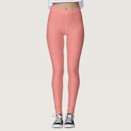 Trendy Coral Roze Leggings voor Dagelijks Draag