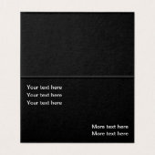 Trendy Country Koe Pattern Visitekaartjes Kaart (Binnenkant ongevouwen)