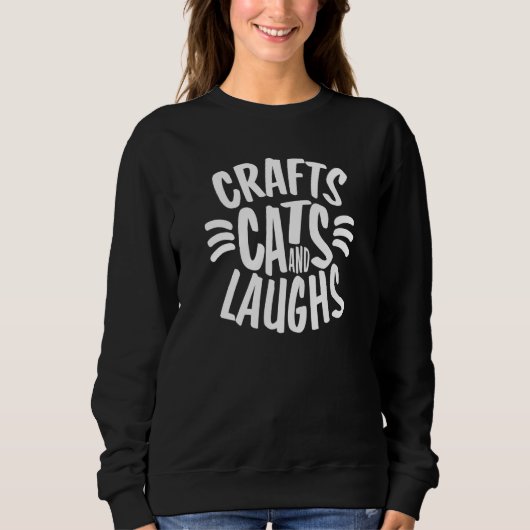 Trendy Crafts Cats and Laughs Whiskers Trui (Voorkant)