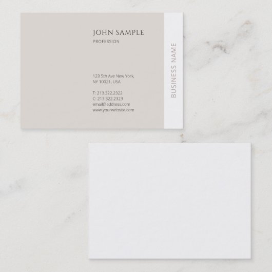 Trendy Creatief Modern Eenvoudig Professioneel Ele Visitekaartje (Voorkant / Achterkant)