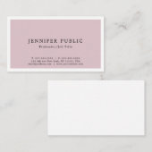 Trendy Creatief Modern Elegant Eenvoudig Ontwerp Visitekaartje (Voorkant / Achterkant)