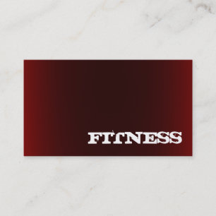 Trendy Creatief Rode Fitness Sport Visitekaartje