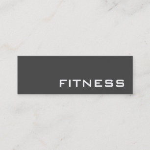Trendy Creative Grey Fitness Sport Visitekaartje
