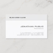 Trendy Creative Modern Elegant Eenvoudige Sjabloon Visitekaartje (Voorkant)