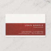 Trendy Creative Professional Modern Design Classy Visitekaartje (Voorkant)